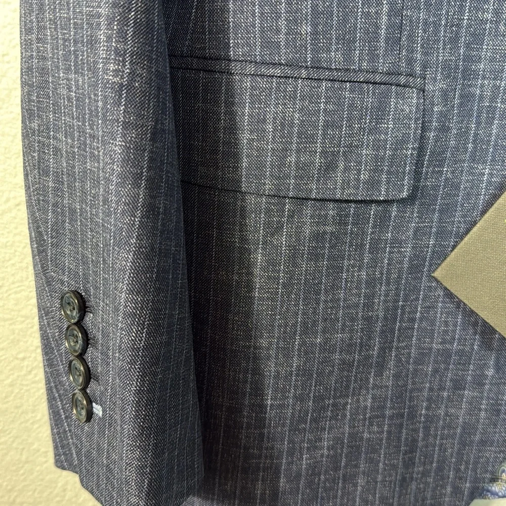 NWT J. Hilburn 100% Wool  Single Breasted Bespoke Blazer‎